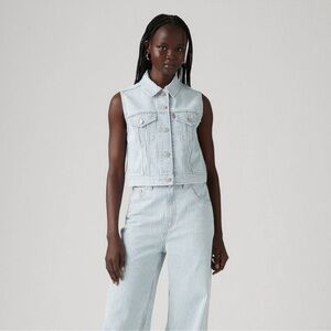Levis Women’s Vest - Handy Woman Small - Slim Fit Denim